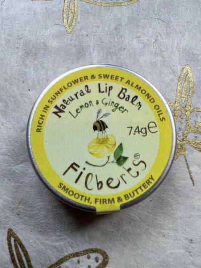lemon and ginger lip balm